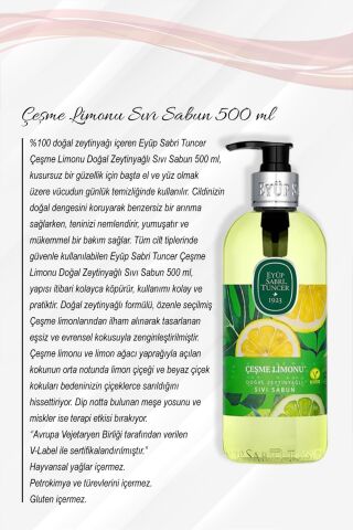 Çeşme Limonu Sıvı Sabun 500 ML 5 Al 4 Öde ve Rosie Pamuk