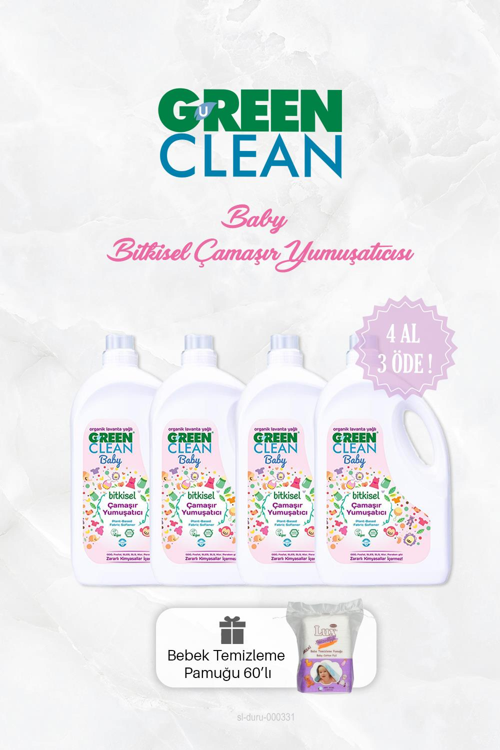 4 AL 3 ÖDE Bebek Çamaşır Yumuşatıcısı Lavantalı 2750 ml