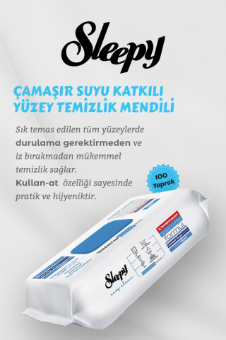 300 Adet Çamaşır Suyu Katkılı Temizlik Havlusu, Lavantalı Mobilya Cilası Hediyeli