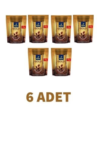 Tchibo Gold Selection Çözünebilir Kahve Ekonomik Paket 150 Gr 6'lı Set-(900 Gr)