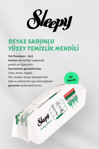 200 Adet Beyaz Sabunlu Havlu, Çöp Torbası Hediyeli