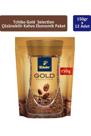 Tchibo Gold Çözünebilir Kahve Ekonomik Paket 150 gr x 12 Adet
