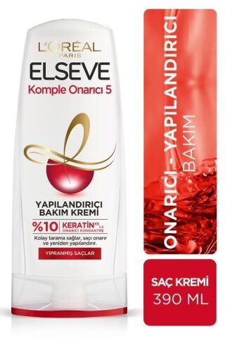 Elseve Komple Onarıcı 5 Yapılandırıcı Bakım Şampuanı 390 Ml & Saç Bakım Kremi 390 Ml