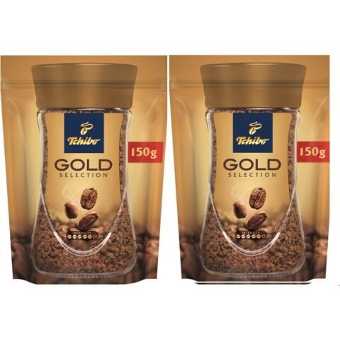 Tchibo Gold Selection Çözünebilir Kahve Ekonomik Paket 150 gr 2'li