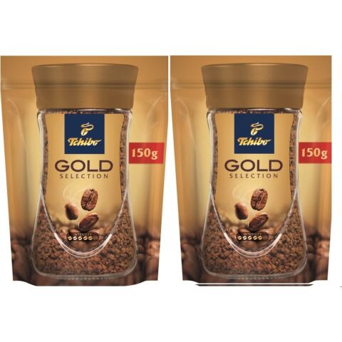 Tchibo Gold Selection Çözünebilir Kahve Ekonomik Paket 150 gr 2'li
