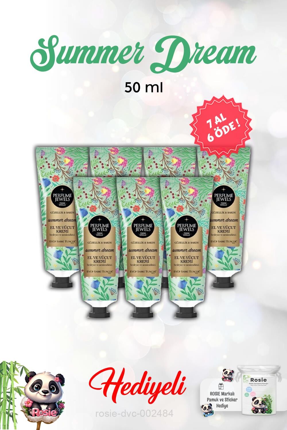 El Ve Vücut Kremi Summer Dream 7 AL 6 ÖDE ve Rosie