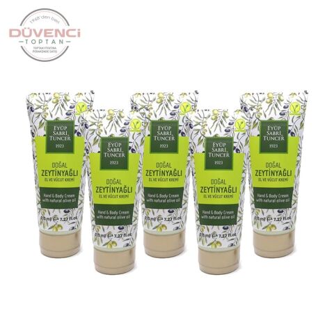 Eyüp Sabri Tuncer Doğal Zeytinyağlı El & Vücut Kremi 215 ml x 5 Adet