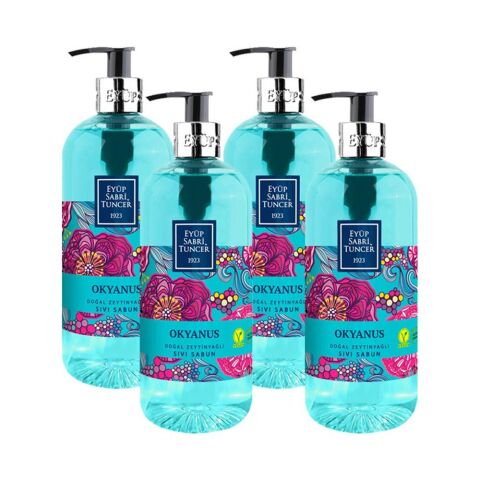 Eyüp Sabri Tuncer Zeytinyağlı Sıvı Sabun Okyanus 500 ml x 4