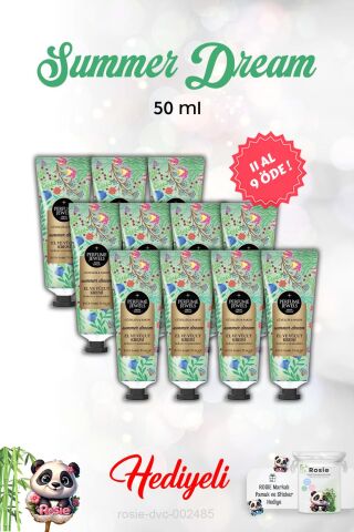 Summer Dream 11 AL 9 ÖDE El Ve Vücut Kremi 50 Ml veRosie