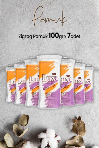 Lux Zigzag Pamuk 100 gr x 7 Adet