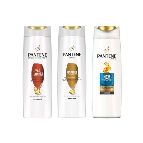 Pantene Şampuan Pro-V Yağ Terapisi, Onarıcı ve Nem Terapisi