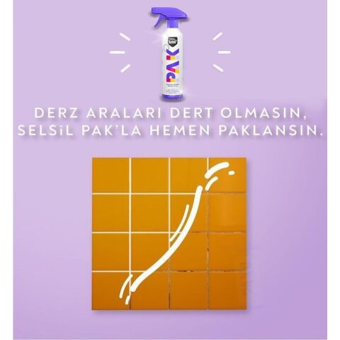 Selsil Pak Mucize Temizleyici Köpük Sprey Modeli 500 ml