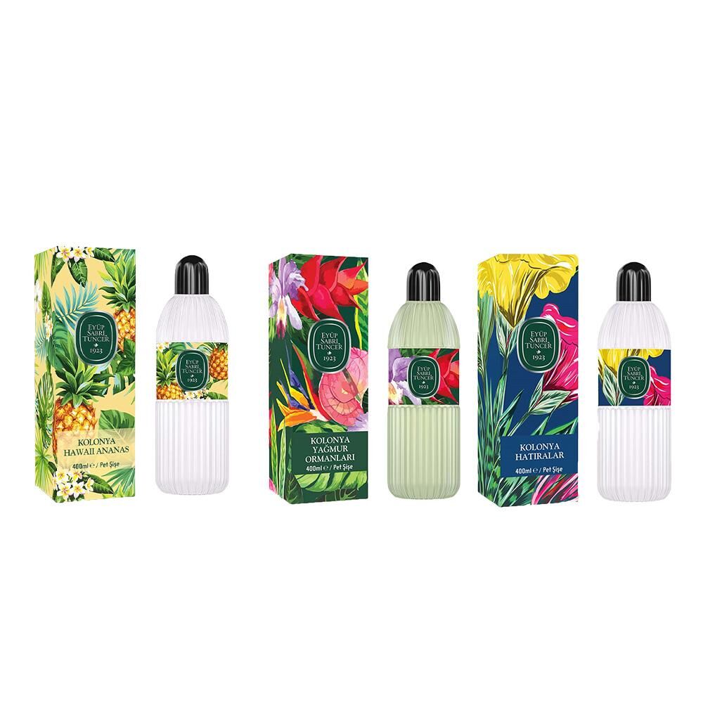 Eyüp Sabri Tuncer Kolonya Hawaii Ananas, Yağmur Ormanları ve Hatıralar Pet Şişe 400 ml