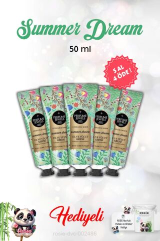 5 AL 4 ÖDE Summer Dream El Ve Vücut Kremi 50 Ml ve Rosie