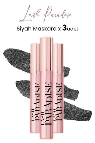 Loreal Paris Lash Paradise Maskara Siyah x 3 Adet