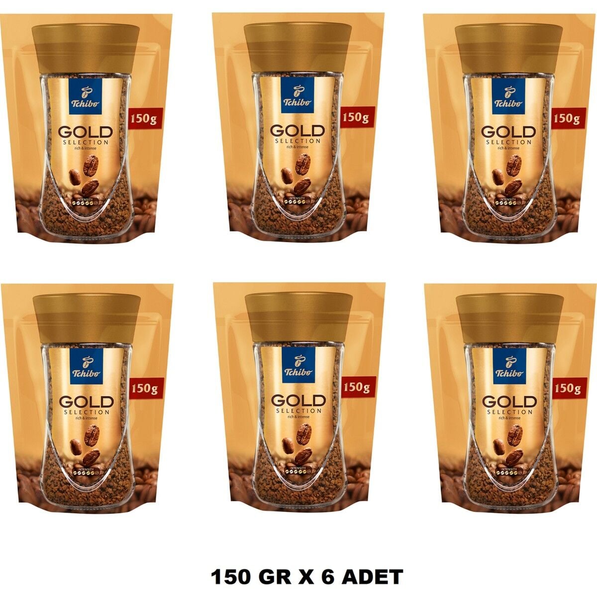 Tchibo Gold Selection Kahve 150 gr x 6 Adet
