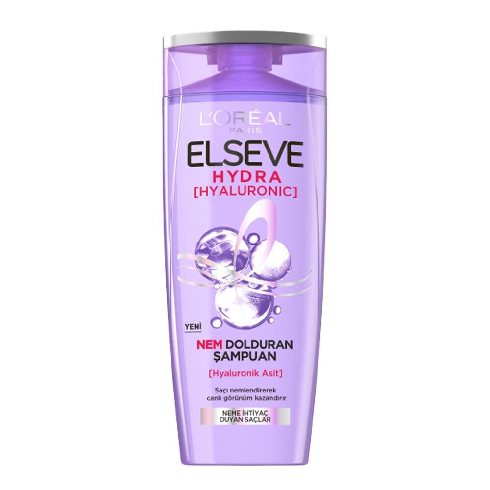 Elseve Hydra [hyaluronic] Nem Dolduran Şampuan 390ml Ve Nemi Hapseden Saç Bakım Kremi 390ml