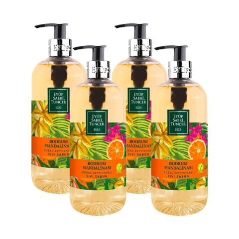 Eyüp Sabri Tuncer Bodrum Mandalinası Sıvı Sabun 500 ml x 4