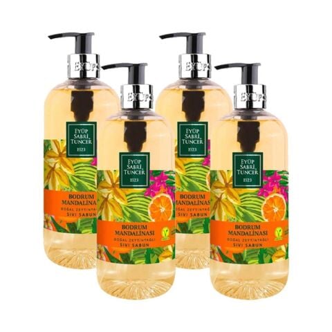 Eyüp Sabri Tuncer Bodrum Mandalinası Sıvı Sabun 500 ml x 4