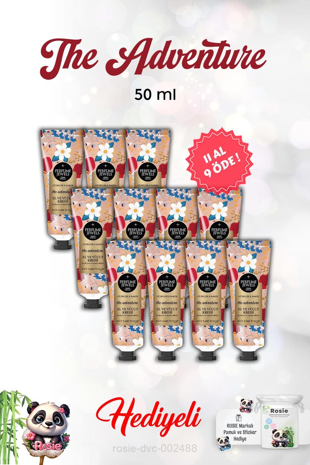 The Adventure 11 AL 9 ÖDE El Ve Vücut Kremi 50 Ml veRosie