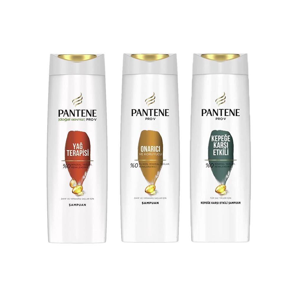 Pantene Şampuan Pro-V Yağ Terapisi, Onarıcı ve Kepeğe Karşı
