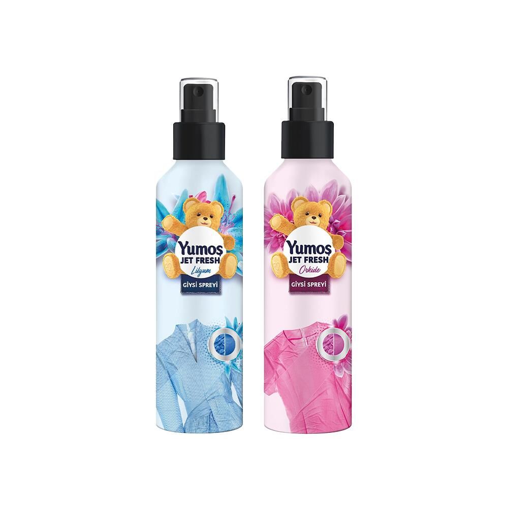 Yumoş Jet Fresh Ütü Etkisi Giysi Spreyi  200 ml Orkide ve Lilyum