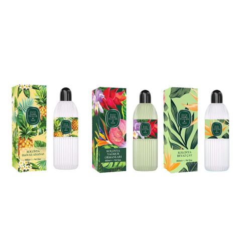 Eyüp Sabri Tuncer Kolonya Hawaii Ananas, Yağmur Ormanları ve Beyaz Çay Pet Şişe 400 ml