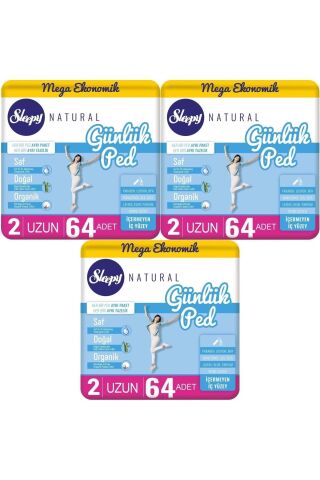 Sleepy Natural Günlük Ped Uzun 192 Adet