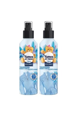 Yumoş Jet Fresh Ütü Etkisi Giysi Spreyi Lilyum 200 ml x 2