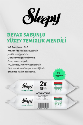 150 Adet Beyaz Sabunlu Havlu, Lavantalı Mobilya Cilası Hediyeli