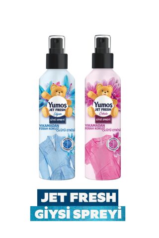 Yumoş Jet Fresh Ütü Etkisi Giysi Spreyi Lilyum ve Orkide 200 ml