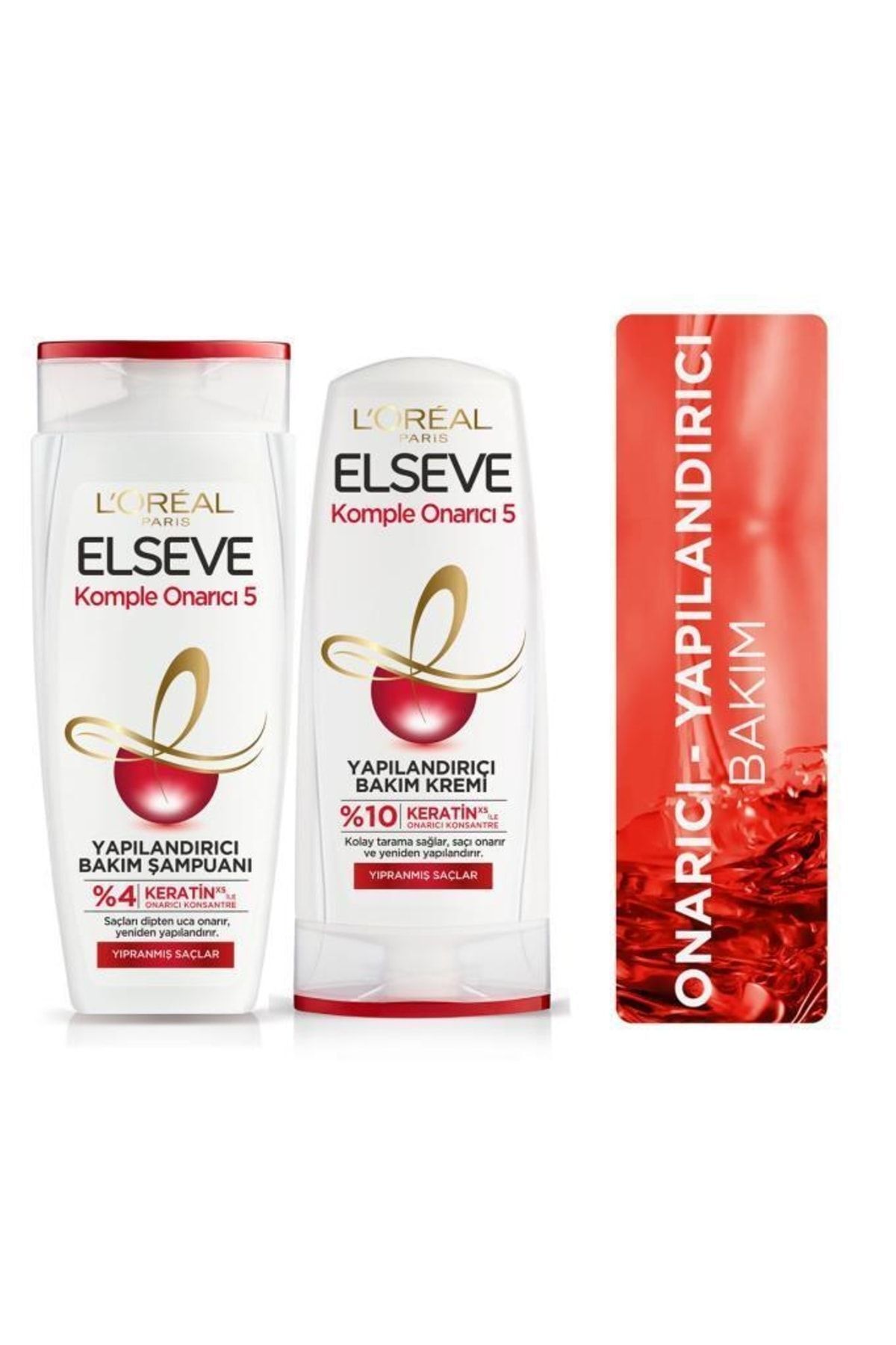 Elseve Komple Onarıcı 5 Yapılandırıcı Bakım Seti 390 ml