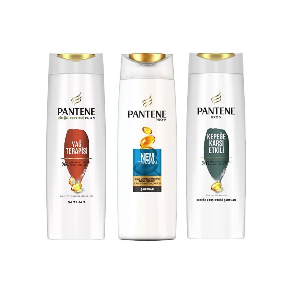Pantene Şampuan Pro-V Yağ Terapisi, Nem Terapisi ve Kepeğe Karşı
