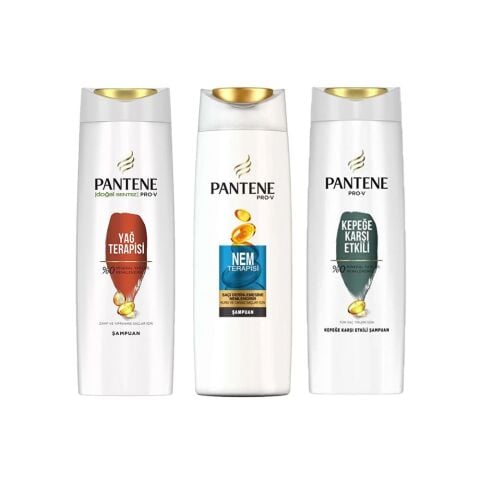 Pantene Şampuan Pro-V Yağ Terapisi, Nem Terapisi ve Kepeğe Karşı