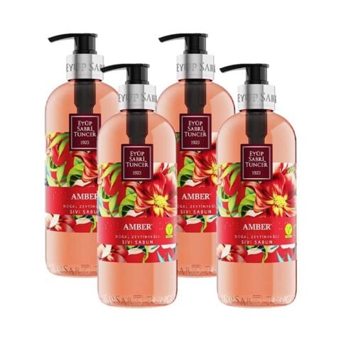 Eyüp Sabri Tuncer Amber Sıvı Sabun 500 ml x 4