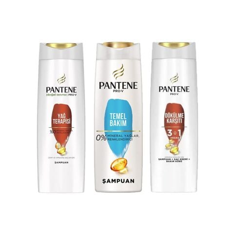 Pantene Şampuan Pro-V Yağ Terapisi, Klasik Bakım ve 3' ü 1 Arada