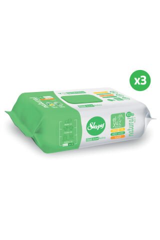 Sleepy Natural Kişisel Bakım Havlusu 3x100 (300 Yaprak)