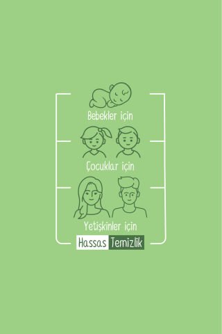 Sleepy Natural Kişisel Bakım Havlusu 3x100 (300 Yaprak)