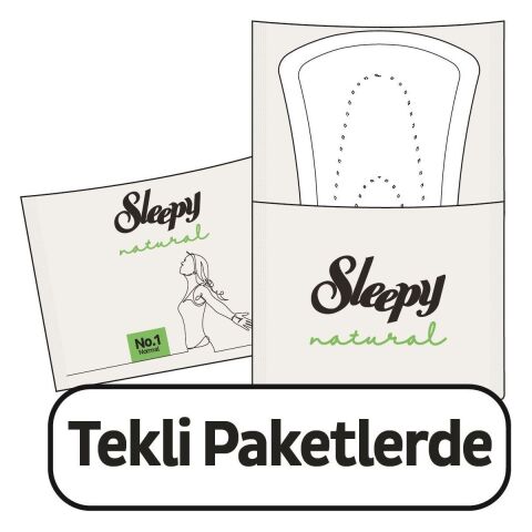 Sleepy Natural Ultra Hassas Günlük Ped Uzun 64 Adet Ped