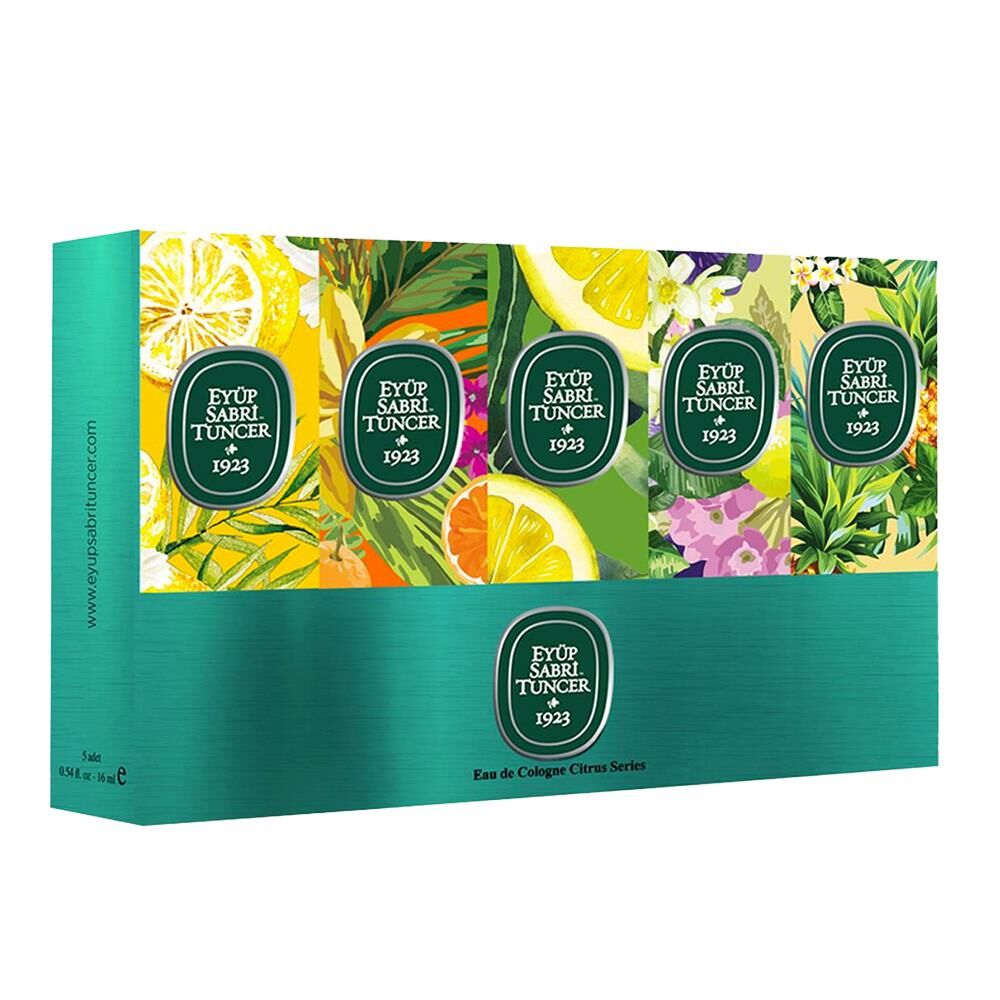 Eyüp Sabri Tuncer Mini Kolonya Citrus Serisi No 5 Seti 5'li 16 ml