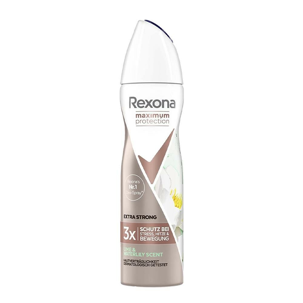 Rexona Maximum Protection Lime & Waterlily Kadın Sprey Deodorant 150 ml