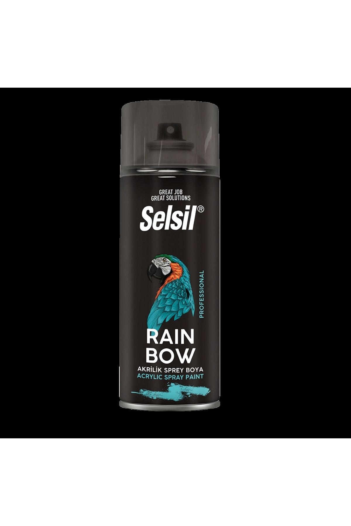 Selsil Rainbow Akrilik Sprey Boya - Beyaz Mat 400 ml