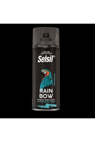 Selsil Rainbow Akrilik Sprey Boya - Beyaz Mat 400 ml