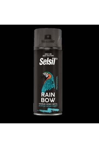 Selsil Rainbow Akrilik Sprey Boya - Beyaz Mat 400 ml