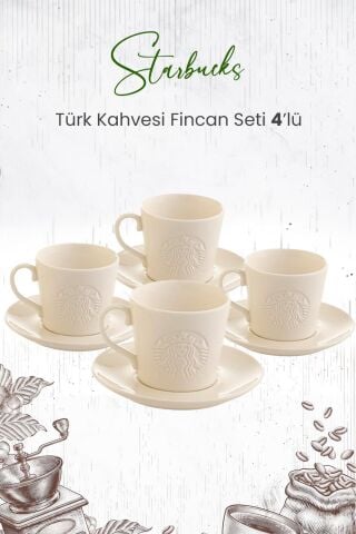 Starbucks® Türk Kahvesi Fincan Seti 4'lü