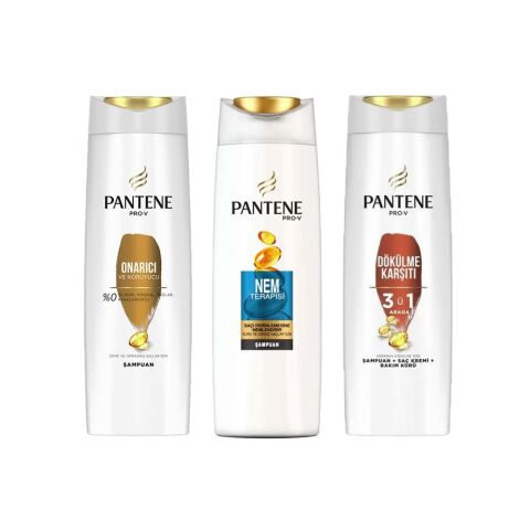 Pantene Şampuan Pro-V Onarıcı Ve Koruyucu, Nem Terapisi ve 3' ü 1 Arada