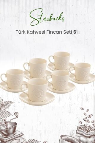 Starbucks® Türk Kahvesi Fincan Seti 6'lı