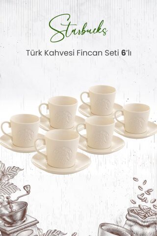 Starbucks® Türk Kahvesi Fincan Seti 6'lı