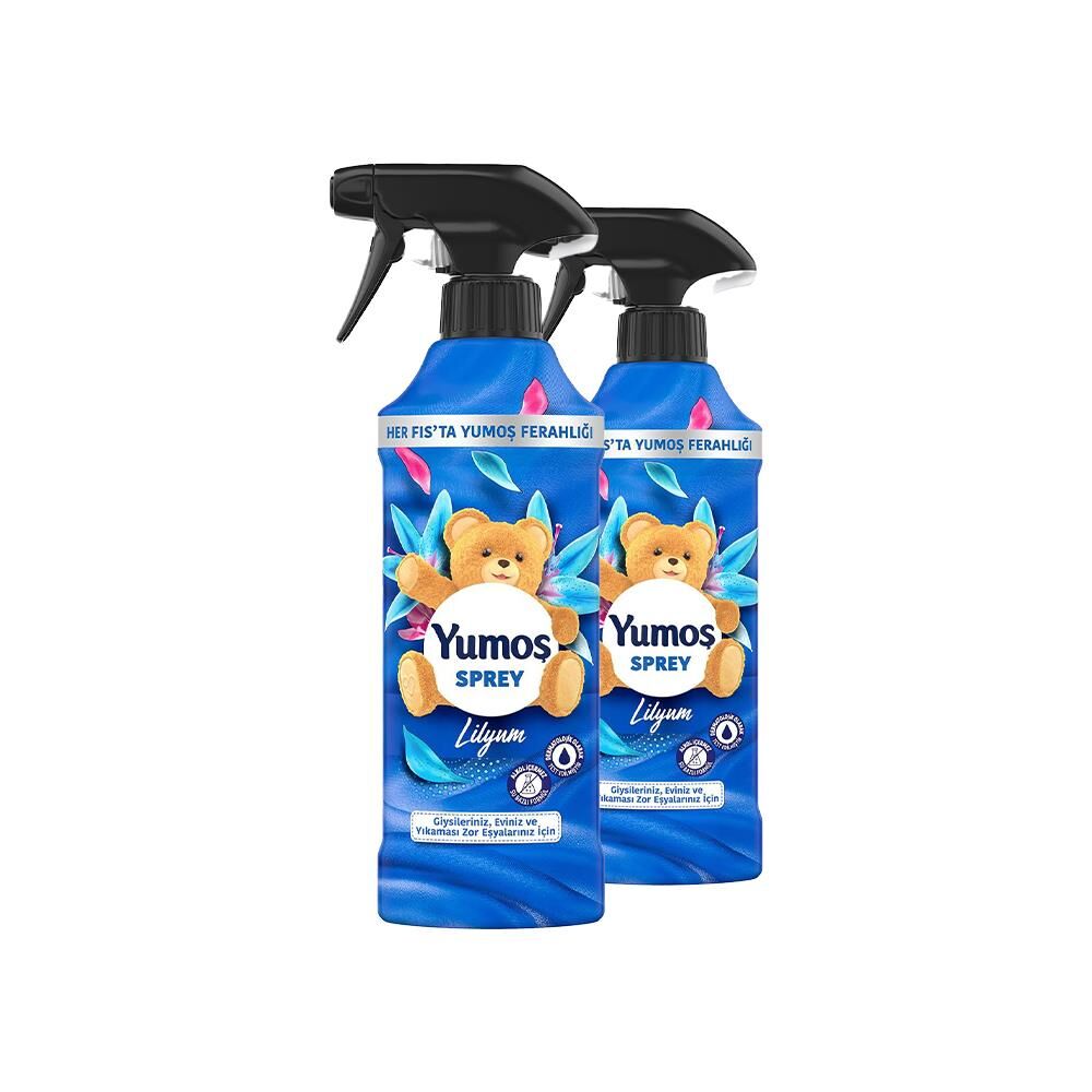 Yumoş Sprey Yıkaması Zor Eşyalar Için Lilyum 450 ml x 2