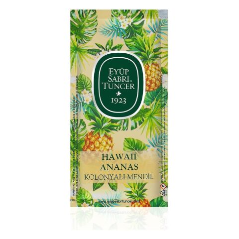 Hawaii Ananas Kolonyalı Mendil 150'li (Küçük Boy)